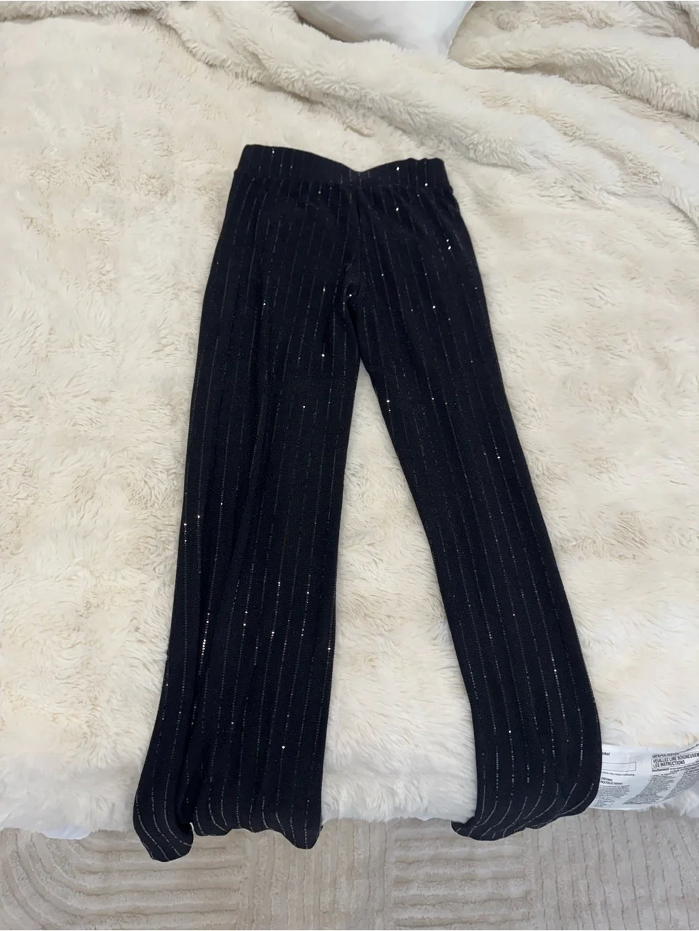 NWOT The Noli Shop Black sequin pants XS
